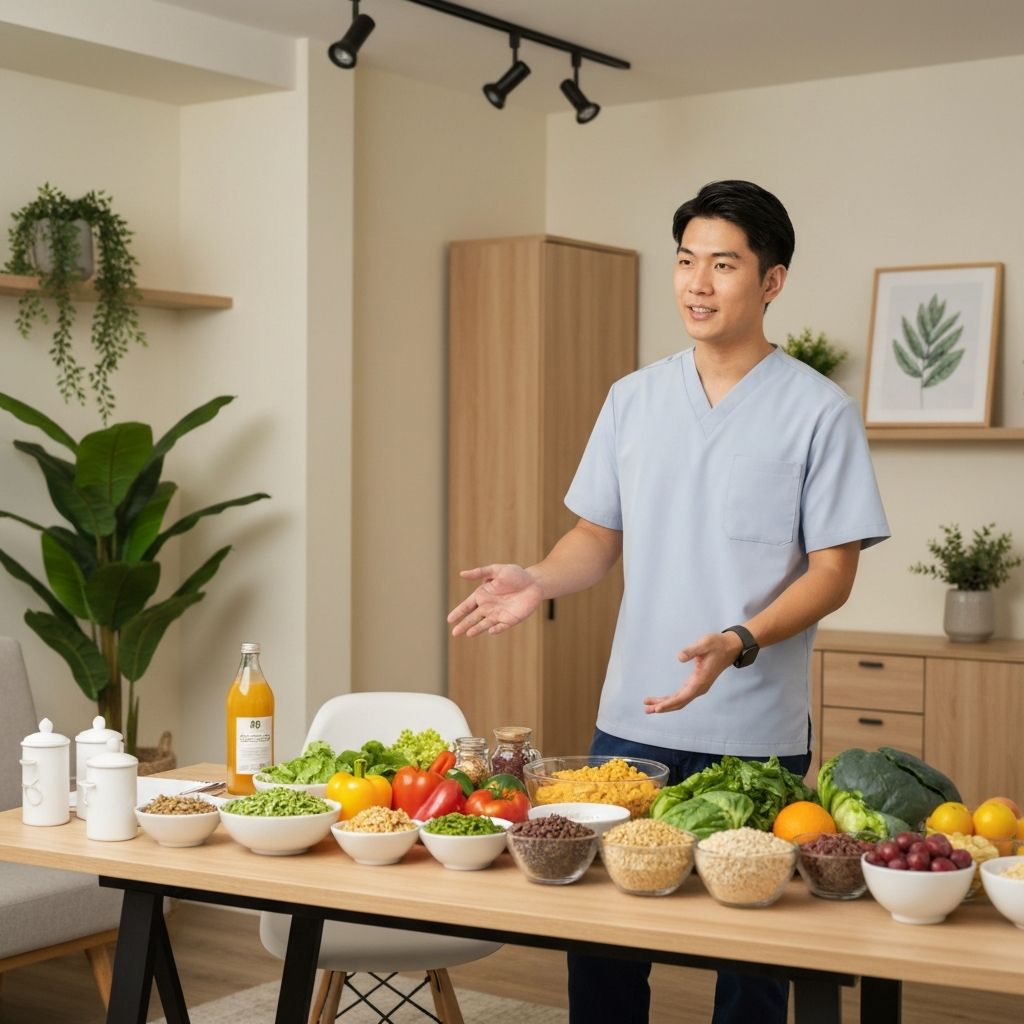 Healthy nutrition consultation